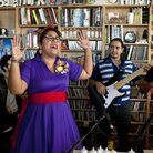 La Santa Cecilia performs a Tiny Desk Concert in November 2013. La Santa Cecilia performs a Tiny Desk Concert in November 2013.