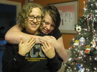 Rheanna Kathleen Morris hugs her mom, Peggy Sinclair-Morris. Rheanna Kathleen Morris hugs her mom, Peggy Sinclair-Morris.