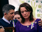 Ian and Nicole Hockley are parents of Dylan Hockley, one of 20 first-graders killed at Sandy Hook Elementary last year. Nicole helps lead Sandy Hook Promise, a nonprofit seeking to prevent the causes of gun violence. Ian and Nicole Hockley are parents of Dylan Hockley, one of 20 first-graders killed at Sandy Hook Elementary last year. Nicole helps lead Sandy Hook Promise, a nonprofit seeking to prevent the causes of gun violence.