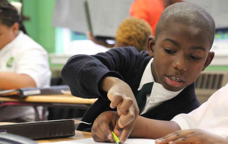 Ka'nard Allen, twice a victim of gun violence, started at a new this fall in New Orleans. Administrators say he's just like any other fifth-grader, despite all the adversity he's faced in his life. Ka'nard Allen, twice a victim of gun violence, started at a new this fall in New Orleans. Administrators say he's just like any other fifth-grader, despite all the adversity he's faced in his life.