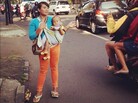 For a price, this Jakarta mother will get into your car so you can drive in the carpool lane. For a price, this Jakarta mother will get into your car so you can drive in the carpool lane.