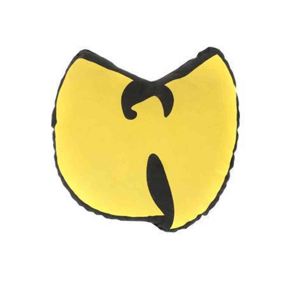 Wu Bird Pillow in Yellow/Black. Wu Bird Pillow in Yellow/Black.