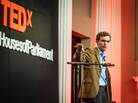 Etymologist Mark Forsyth on the stage at TEDX House of Parliament. Etymologist Mark Forsyth on the stage at TEDX House of Parliament.