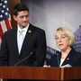 Senate Budget Committee Chairman Patty Murray, D-Wash., and House Budget Committee Chairman Paul Ryan, R-Wis., unveil a budget deal Dec. 10 in Washington. Senate Budget Committee Chairman Patty Murray, D-Wash., and House Budget Committee Chairman Paul Ryan, R-Wis., unveil a budget deal Dec. 10 in Washington.