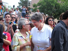 Gail Stockman, 60 (left), and Beth Black, 58, of Albuquerque, N.M., prepare to marry at a massive wedding in August, along with other same-sex couples. Gail Stockman, 60 (left), and Beth Black, 58, of Albuquerque, N.M., prepare to marry at a massive wedding in August, along with other same-sex couples.