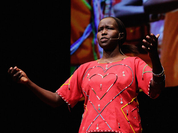 'It doesn't matter, your background. What matters is what you take from the opportunity you're given, where you go with that.' — Kakenya Ntaiya (Image credit: TED)