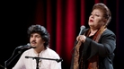 Rubab master Homayoun Sakhi and legendary Afghan singer Mahwash perform together as members of the group Voices of Afghanistan. Rubab master Homayoun Sakhi and legendary Afghan singer Mahwash perform together as members of the group Voices of Afghanistan.