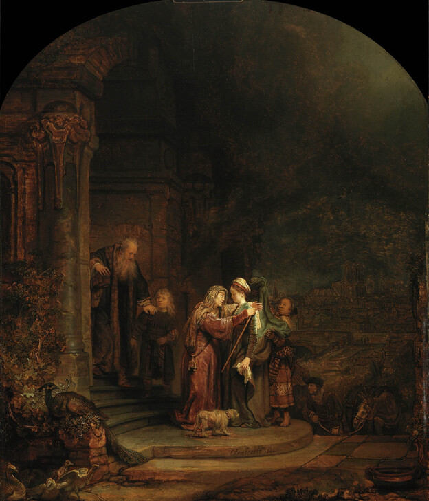 Christie's appraised 5 percent of the Detroit Institute of Arts' collection at $454-$867 million. They estimated that this piece alone would fetch $90 million: The Visitation, Rembrandt van Rijn, 1640, oil on oak panel. (Image credit: Detroit Institute of Arts)