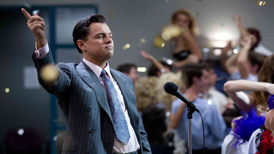 Leonardo DiCaprio plays a profoundly corrupt stock-market manipulator in The Wolf of Wall Street, based on the real-life story of convicted fraudster Jordan Belfort. Leonardo DiCaprio plays a profoundly corrupt stock-market manipulator in The Wolf of Wall Street, based on the real-life story of convicted fraudster Jordan Belfort.