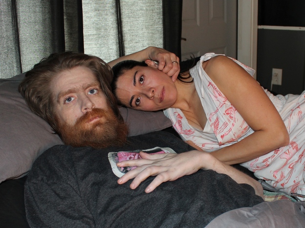Tomas Young was paralyzed from the chest down during his deployment to Iraq. He had decided to refuse care and end his life, but since changed his mind. (Image credit: Frank Morris for NPR)