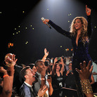 Beyoncé on stage Aug. 3 during "The Mrs. Carter Show World Tour" at the Barclays Center in New York City. Beyoncé on stage Aug. 3 during "The Mrs. Carter Show World Tour" at the Barclays Center in New York City.