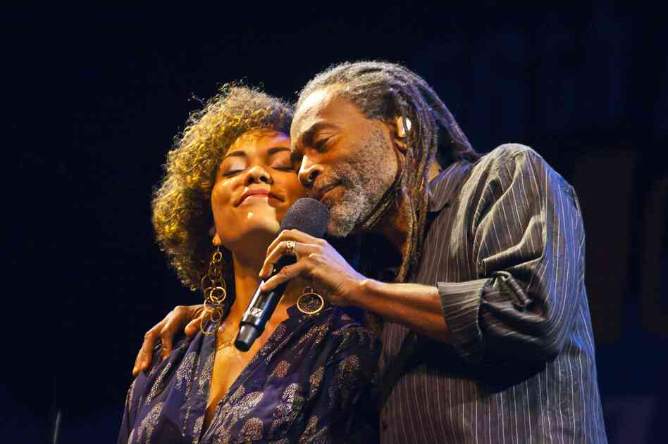 Bobby McFerrin with his daughter, Madison McFerrin. Bobby McFerrin with his daughter, Madison McFerrin.