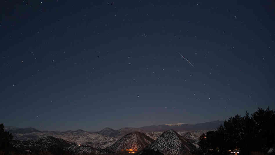 Tonight's Meteor Shower Live, From Space, It's The Quadrantids The