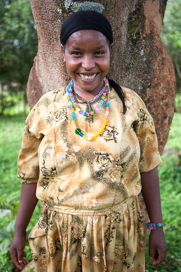 When Ajayibe was 22, she tried to kill herself after being shunned by her family. Surgery could not repair the hole in her birth canal, but her story helped inspire an American photographer to start a project to benefit women with fistula. Proceeds from the project have enabled Ajayibe to have livestock of her own. (Image credit: Kristie McLean)
