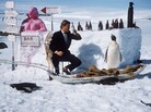Morrie Fisher drinks at Mawson Station, an Australian base in East Antarctica, in 1957. Apparently, these sorts of amusements tend to pop up when you're bored in a barren landscape. Morrie Fisher drinks at Mawson Station, an Australian base in East Antarctica, in 1957. Apparently, these sorts of amusements tend to pop up when you're bored in a barren landscape.