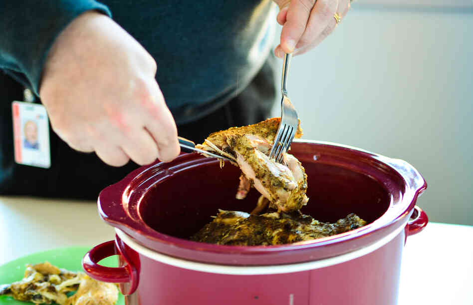 Stephanie O'Dea came up with a healthy slow-cooker recipe to mimic Colonel Sanders secret-recipe. Stephanie O'Dea came up with a healthy slow-cooker recipe to mimic Colonel Sanders secret-recipe.