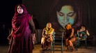Left to right: Kamala Sankaram as Mukhtar Mai, Steve Gokool, Theodora Hanslowe, Leela Subramaniam, Kannan Vasudevan, Manu Narayan. Left to right: Kamala Sankaram as Mukhtar Mai, Steve Gokool, Theodora Hanslowe, Leela Subramaniam, Kannan Vasudevan, Manu Narayan.