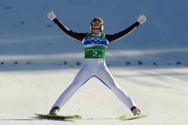 Ski jumper Peter Frenette competed in the 2010 Vancouver Winter Olympics. He hopes to make it onto the team again this year. (Image credit: AFP/Getty Images)