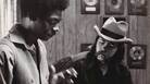 James Govan (left) with producer and engineer Mickey Buckins in the studio. James Govan (left) with producer and engineer Mickey Buckins in the studio.