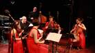Paquito D'Rivera performs with the Kaia String Quartet. Paquito D'Rivera performs with the Kaia String Quartet.