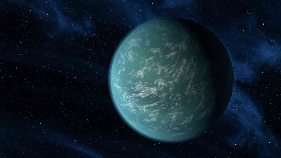 Kepler-22b, seen in this artist's rendering, is a planet a bit larger than Earth that orbits in the habitable zone of its star. Some researchers think there might be "superhabitable" worlds that may not resemble Earth. Kepler-22b, seen in this artist's rendering, is a planet a bit larger than Earth that orbits in the habitable zone of its star. Some researchers think there might be "superhabitable" worlds that may not resemble Earth.