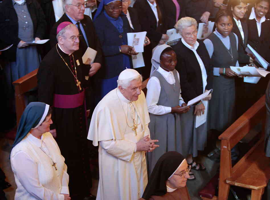 Pope Benedict XVI, seen here in London in 2010, defrocked nearly 400 priests from 2011-2012 for abusing children, according to a document from the Holy See that was obtained by the AP. Pope Benedict XVI, seen here in London in 2010, defrocked nearly 400 priests from 2011-2012 for abusing children, according to a document from the Holy See that was obtained by the AP.