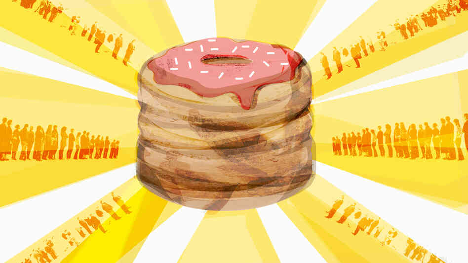 Maria Fabrizio's illustration of the story: Trademarking The Cronut Maria Fabrizio's illustration of the story: Trademarking The Cronut
