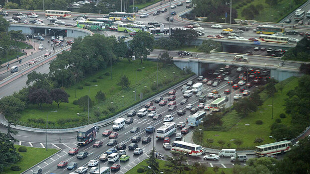 Looks like fun, right? This is just another day on Beijing roads, and what you can expect if you're able to pass the Chinese driver's test. (Image credit: AFP/Getty Images)