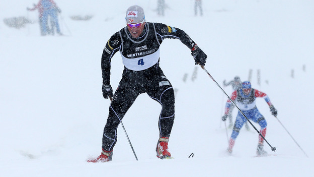 Kris Freeman, skiiing here for the U.S. team in 2011, during the Winter Games, was cut from the Olympic team before upcoming Sochi Olympic Games. He has fought hard to qualify again and earn his spot to compete in Russia. (Image credit: Getty Images)
