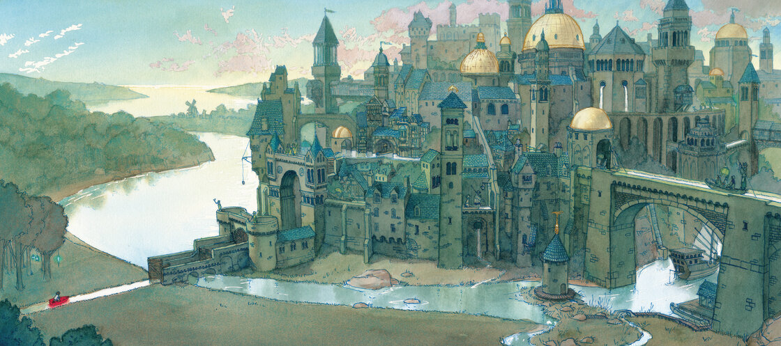 Journey. Copyright 2013 by Aaron Becker. Reproduced by permission of the publisher, Candlewick Press, Somerville, MA. Journey. Copyright 2013 by Aaron Becker. Reproduced by permission of the publisher, Candlewick Press, Somerville, MA.