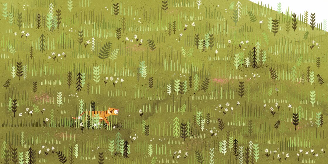 Excerpted from Mr. Tiger Goes Wild by Peter Brown. Copyright 2013 by Peter Brown. Excerpted by permission of Little, Brown Books for Young Readers. Excerpted from Mr. Tiger Goes Wild by Peter Brown. Copyright 2013 by Peter Brown. Excerpted by permission of Little, Brown Books for Young Readers.