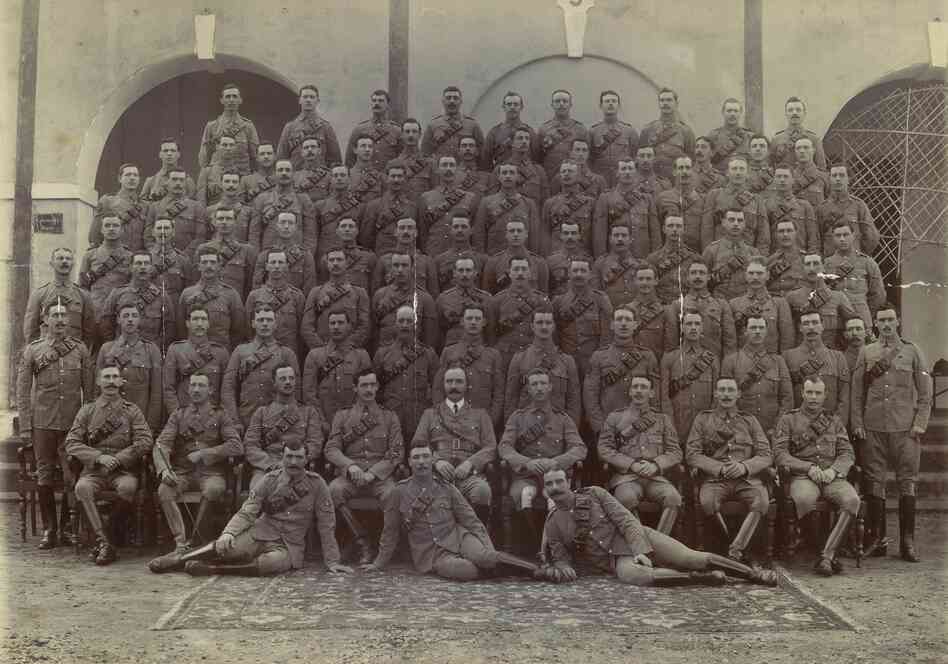 The British National Archives has digitized and posted online about 1.5 million pages of diaries from soldiers and units that fought in World War I. Here, a photo of the 12th (Prince of Wales') Lancers Group. The British National Archives has digitized and posted online about 1.5 million pages of diaries from soldiers and units that fought in World War I. Here, a photo of the 12th (Prince of Wales') Lancers Group.