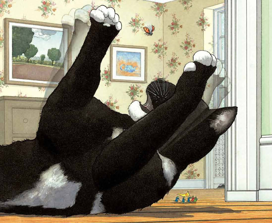 Excerpted from Mr. Wuffles! by David Wiesner. Copyright 2013 by David Wiesner. Excerpted by permission of Clarion Books. Excerpted from Mr. Wuffles! by David Wiesner. Copyright 2013 by David Wiesner. Excerpted by permission of Clarion Books.