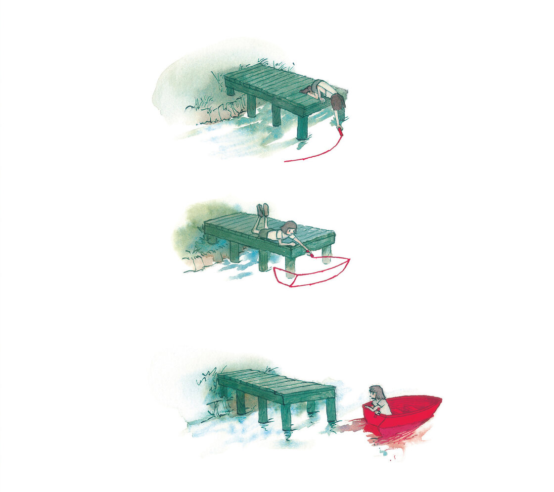 Journey. Copyright 2013 by Aaron Becker. Reproduced by permission of the publisher, Candlewick Press, Somerville, MA. Journey. Copyright 2013 by Aaron Becker. Reproduced by permission of the publisher, Candlewick Press, Somerville, MA.