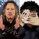 Guitarist Kirk Hammett (left) and his band Metallica will join classical pianist lang Lang on stage at the Grammy wards telecast Sunday night. Guitarist Kirk Hammett (left) and his band Metallica will join classical pianist lang Lang on stage at the Grammy wards telecast Sunday night.