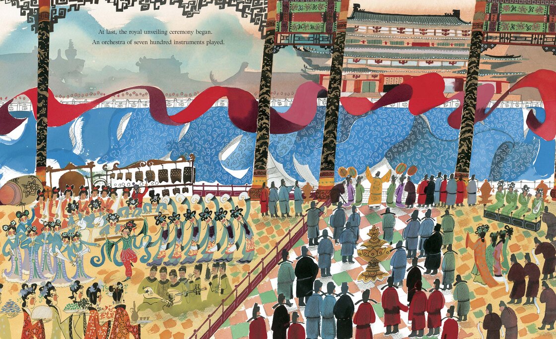 Excerpted from Brush Of The Gods by Lenore Look, illustrated by Meilo So. Copyright 2013 by Lenore Look and Meilo So. Excerpted by permission of Schwartz & Wade Books. Excerpted from Brush Of The Gods by Lenore Look, illustrated by Meilo So. Copyright 2013 by Lenore Look and Meilo So. Excerpted by permission of Schwartz & Wade Books.