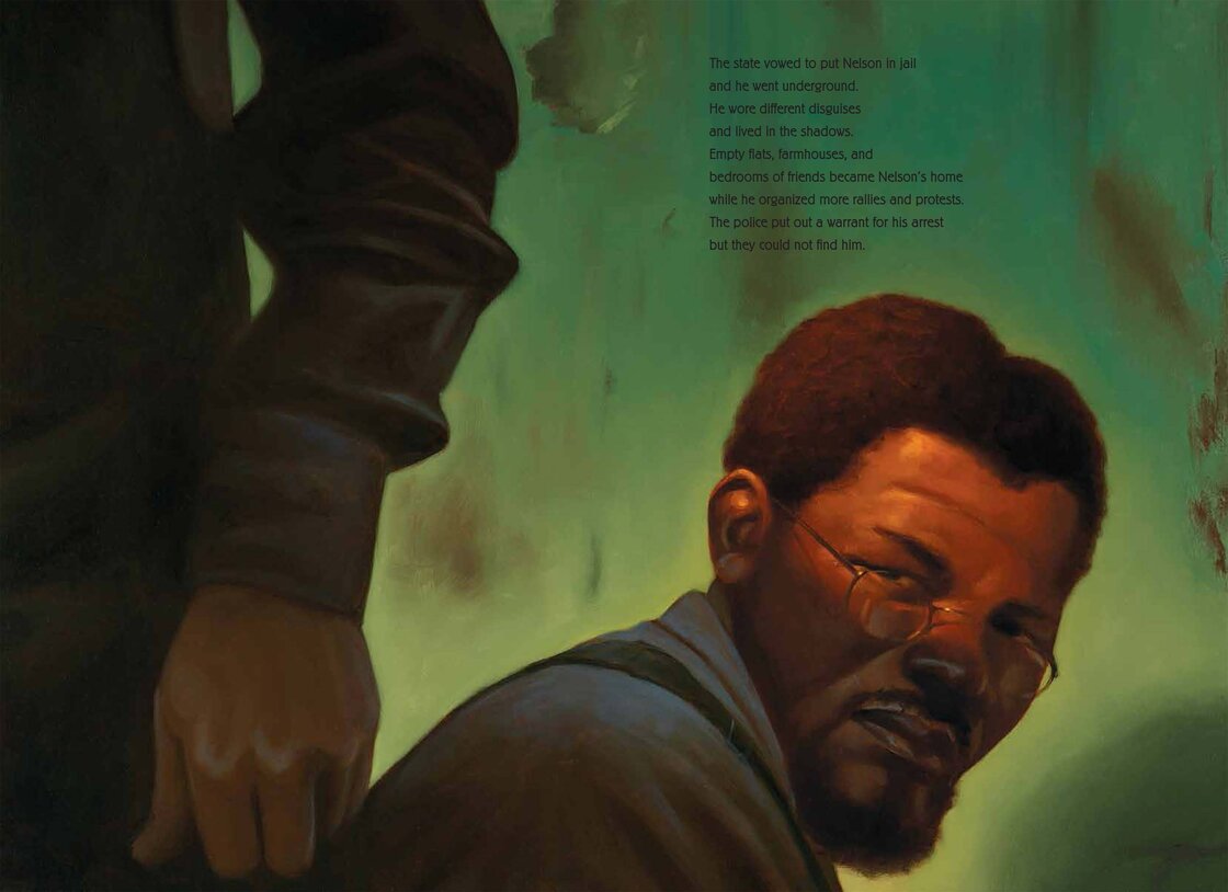 Excerpted from Nelson Mandela by Kadir Nelson. Copyright 2013 by Kadir Nelson. Excerpted by permission of HarperCollins Children's Books. Excerpted from Nelson Mandela by Kadir Nelson. Copyright 2013 by Kadir Nelson. Excerpted by permission of HarperCollins Children's Books.