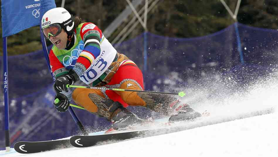 For the 2010 Vancouver Olympics, designer Alex Jorio made Hohenlohe a Mexican desperado suit. For the 2010 Vancouver Olympics, designer Alex Jorio made Hohenlohe a Mexican desperado suit.