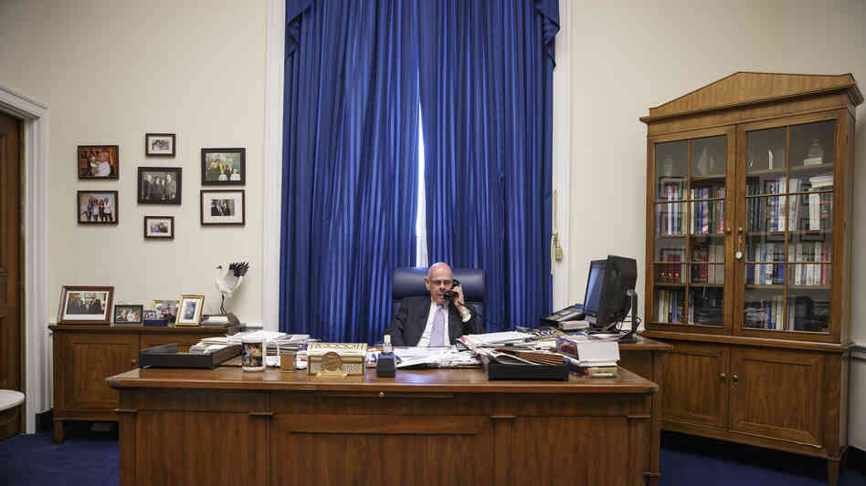 Democratic Rep. Henry Waxman of California fields a flurry of phone calls in his Capitol Hill office just after announcing Thursday that he'll retire after 40 years in the House of Representatives. Democratic Rep. Henry Waxman of California fields a flurry of phone calls in his Capitol Hill office just after announcing Thursday that he'll retire after 40 years in the House of Representatives.