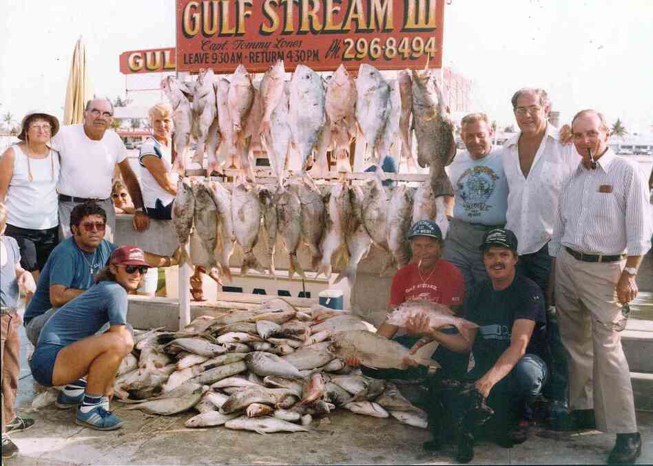 Prizewinning fish continued to get smaller and smaller, as this photo from the same Hanging Board at the turn of the current century shows. Prizewinning fish continued to get smaller and smaller, as this photo from the same Hanging Board at the turn of the current century shows.