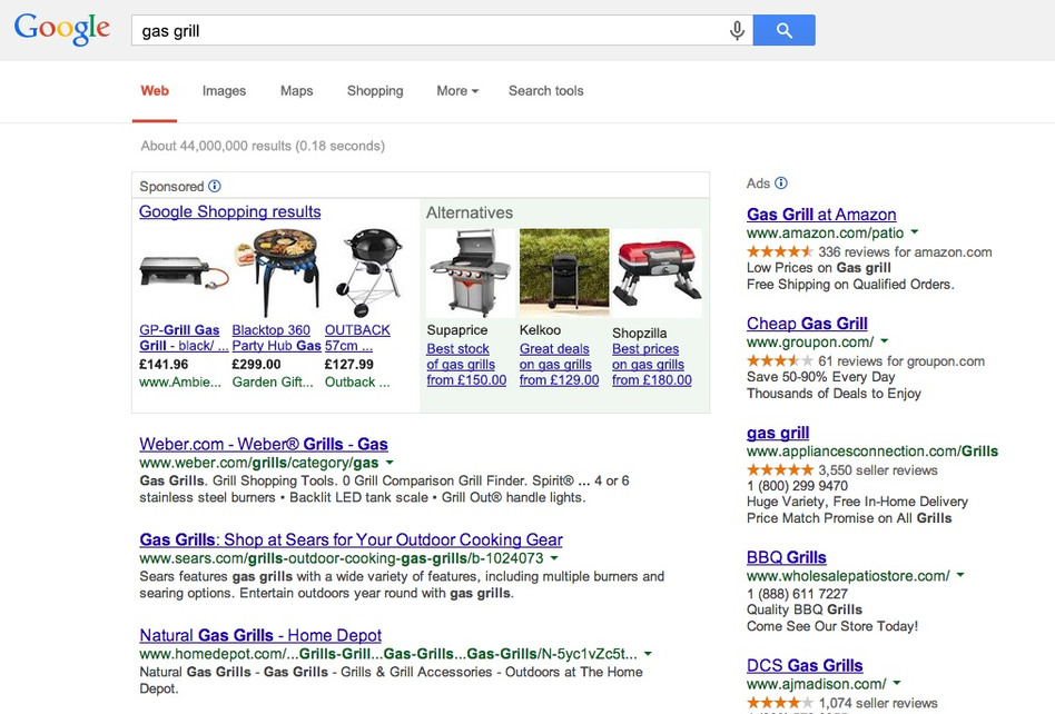 Google results in the future. Google results in the future.