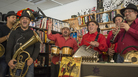 Fanfare Ciocarlia performs at a Tiny Desk Concert in January 2014. Fanfare Ciocarlia performs at a Tiny Desk Concert in January 2014.