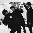 Members of The Beatles play in the snow outside Washington, D.C.'s Coliseum where they were scheduled to perform before a sell-out audience in 1964. Members of The Beatles play in the snow outside Washington, D.C.'s Coliseum where they were scheduled to perform before a sell-out audience in 1964.