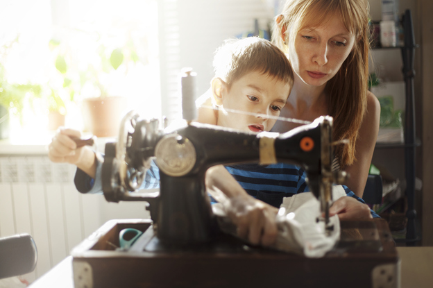 Getty's new collection of stock images of women and families veers away from the 'overworked mom' stereotype. (Image credit: Getty Images)