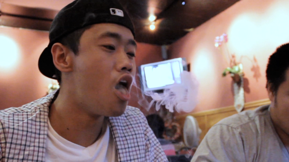 Franco Phan, 22, blows smoke rings using an electronic cigarette at a restaurant in Oakland, Calif. Franco Phan, 22, blows smoke rings using an electronic cigarette at a restaurant in Oakland, Calif.