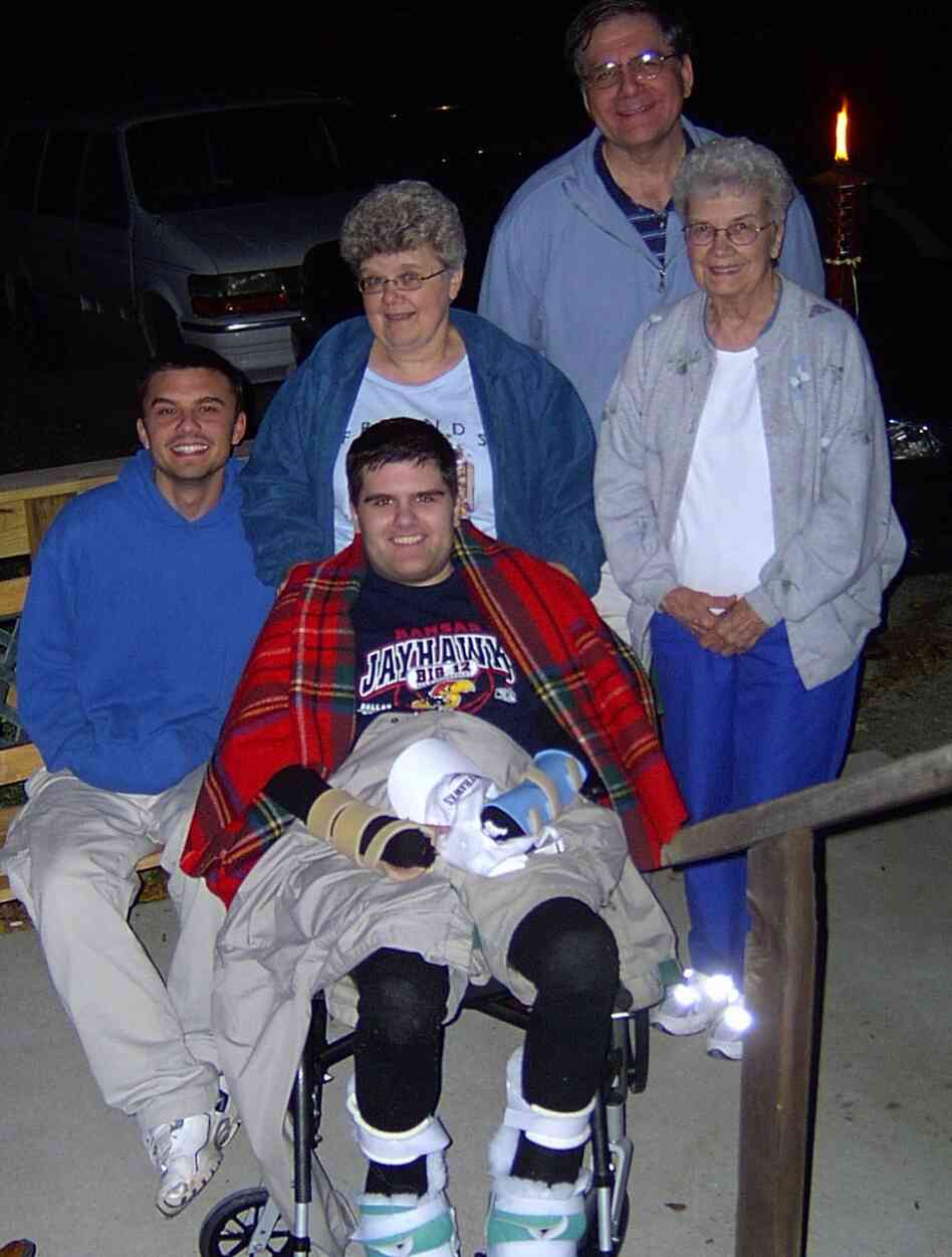 Marso and his family shortly after leaving the hospital in the fall of 2004. Marso and his family shortly after leaving the hospital in the fall of 2004.