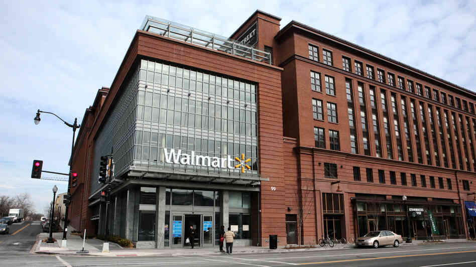 Retailers, including Wal-Mart, are trying to adapt their models to suit urban areas, including this mixed-use retail and residential development in Washington, D.C. Retailers, including Wal-Mart, are trying to adapt their models to suit urban areas, including this mixed-use retail and residential development in Washington, D.C.