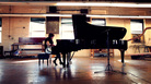 Pianist Yuja Wang playing Prokofiev's Toccata, Op. 11 at the Steinway and Sons factory in Queens, New York. Pianist Yuja Wang playing Prokofiev's Toccata, Op. 11 at the Steinway and Sons factory in Queens, New York.