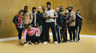 The sprawling London collective Jungle. The sprawling London collective Jungle.