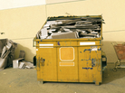 A dumpster A dumpster